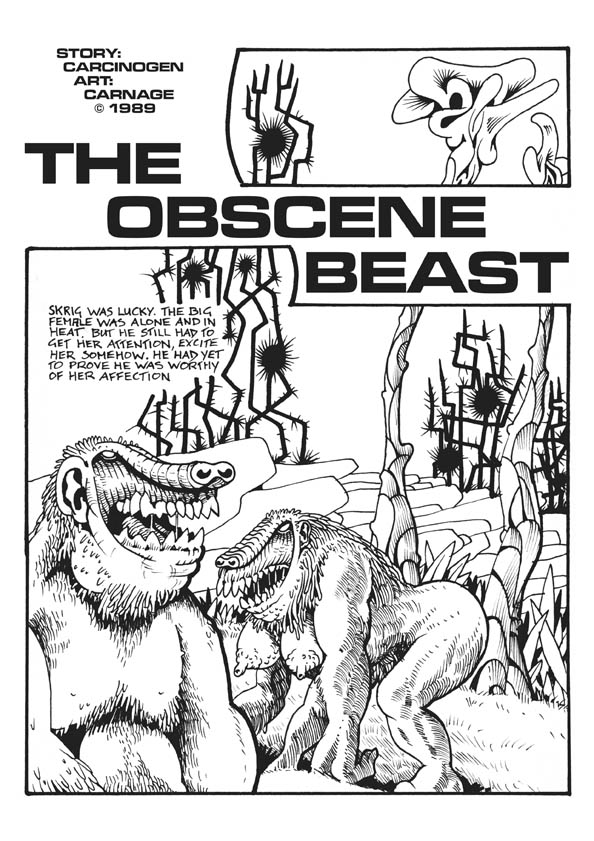 The Obscene Beast page 1