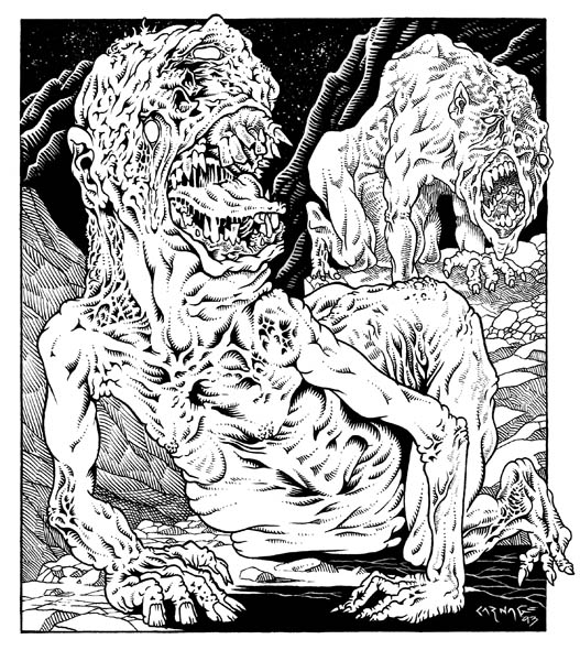 Two Freaks - cover of Monstruum #15