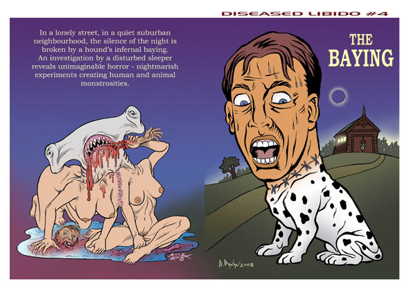 book cover - Diseased Libido #4 - The Baying