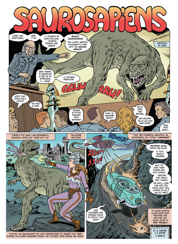 Saurosapiens comic story by SCAR