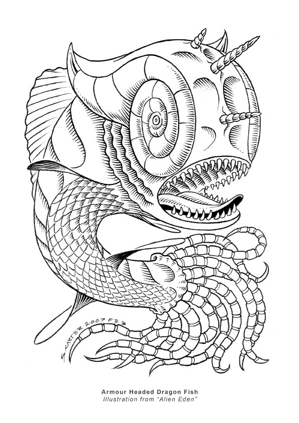 Armour Headed Dragon Fish by SCAR